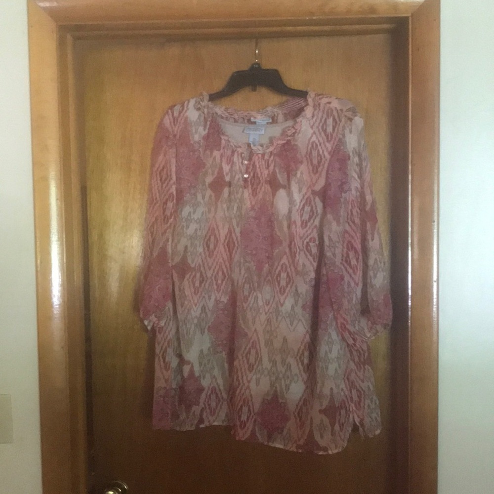 Catherine’s tunic and shell 3X